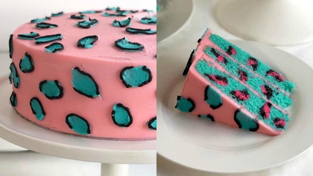 Leopard Print Cake Decorating - CAKE STYLE