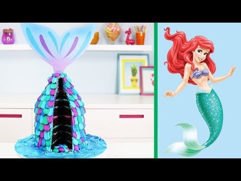 Easy Mermaid Cake - How to Make a Little...