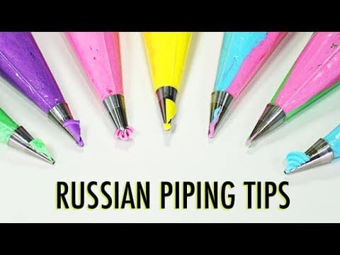 RUSSIAN PIPING TIPS - (THE POINTY ONES) -...