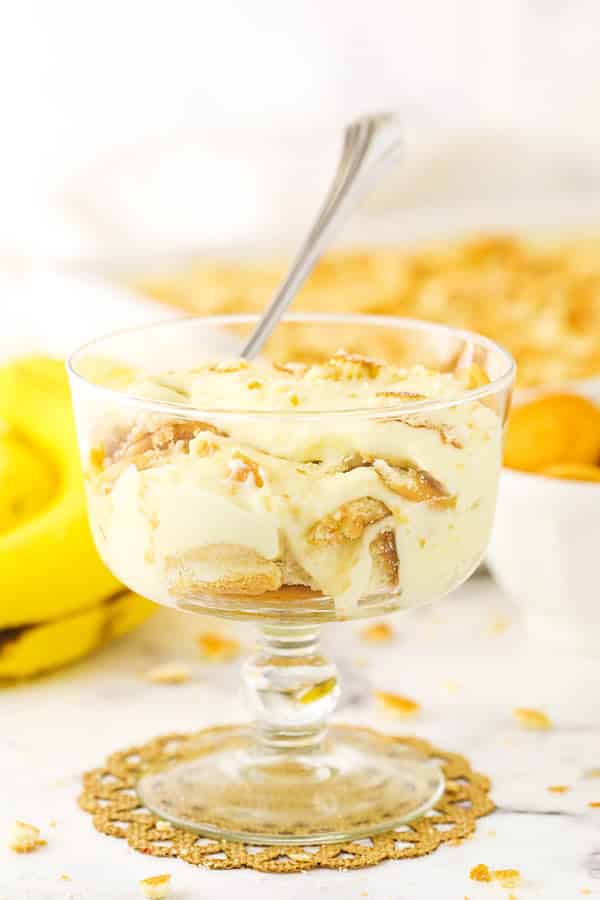 Pinterest image collage for Homemade Banana Pudding