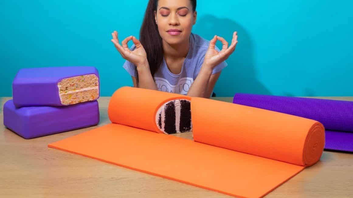 Yoga Mat Cake