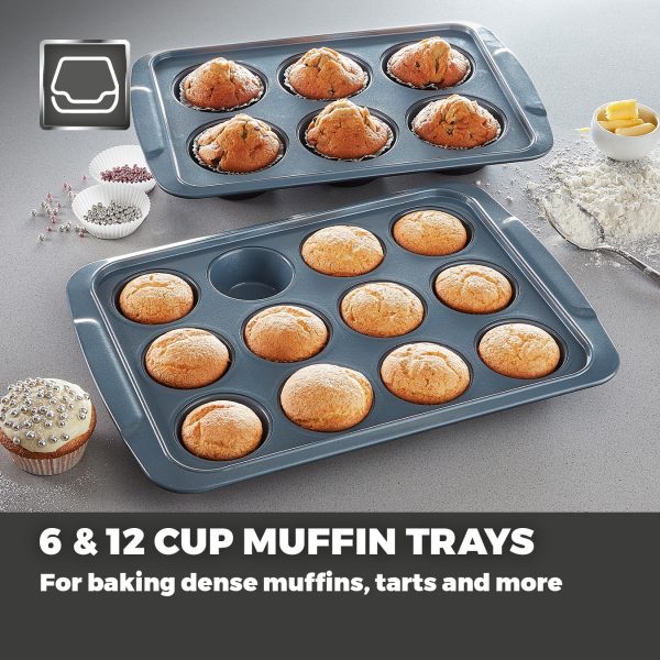 Tower Cerasure Muffin Tray Set