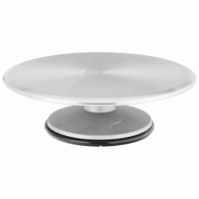 Ateco Aluminium Revolving Cake Stand With Non-Slip Mat