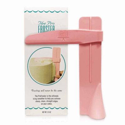 The ProFroster Adjustable Cake Scraper Pink