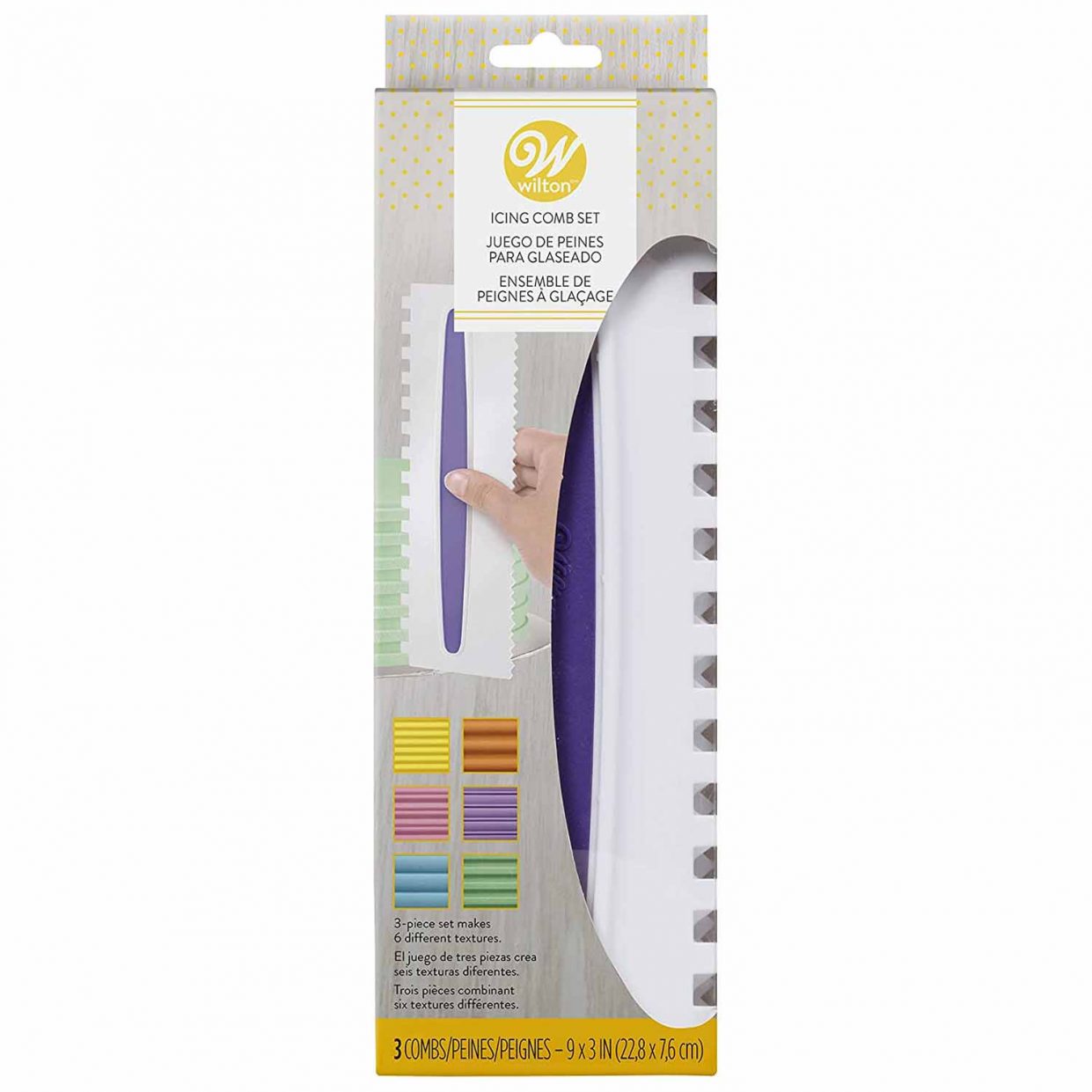 Wilton Icing Comb Set of 3 • The Party Cake • TPC