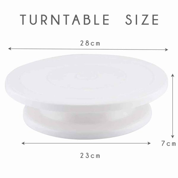 Cake Turntable Size