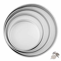 Wilton Deep Round Performance Pan Set + Ateco Heating Cores Set of 4