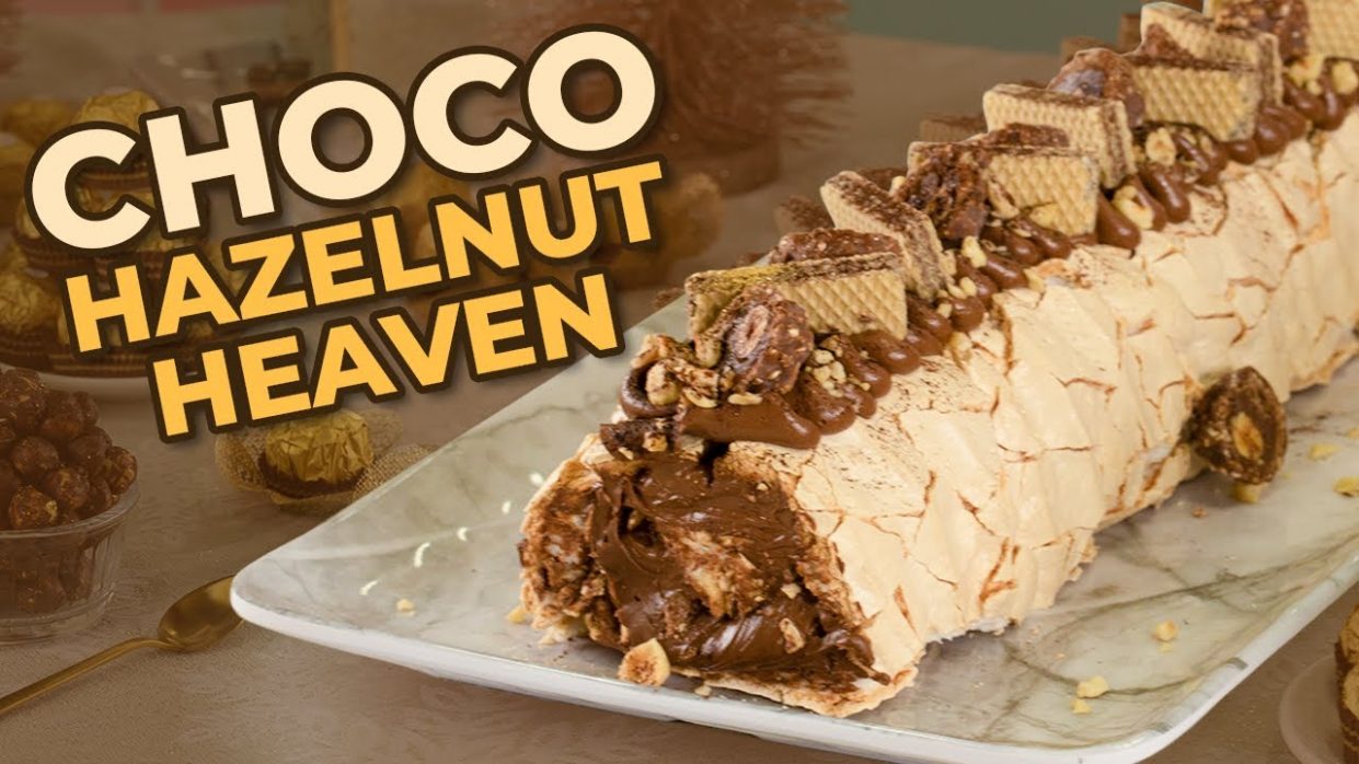 Chocolate Hazelnut Pavlova