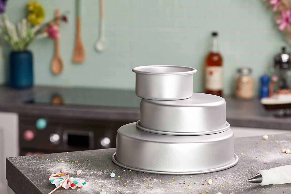 Wilton Tiered Trio Round Pan Set of 3 • The Party Cake • TPC