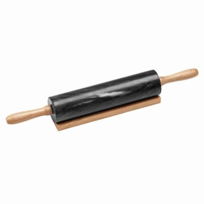 Marble Rolling Pin Black