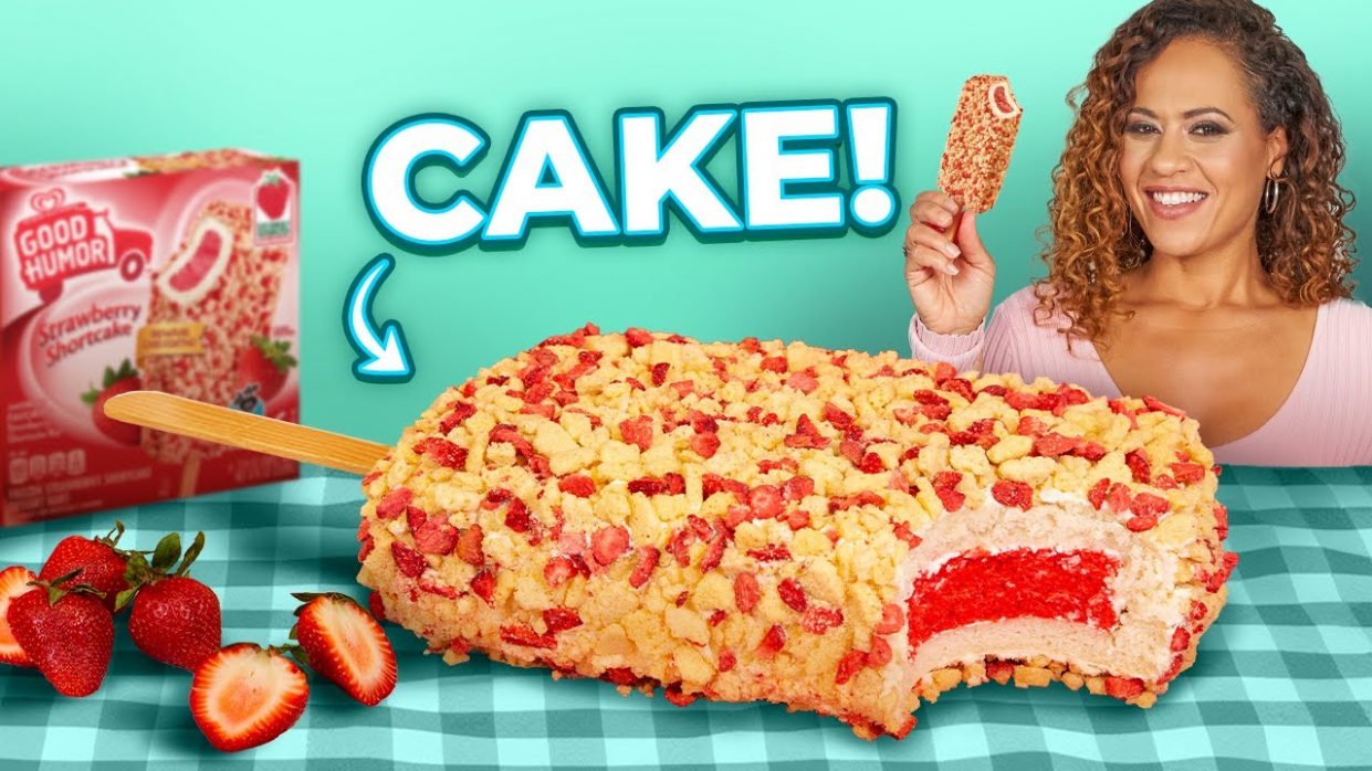 Fan-Requested GIANT Strawberry Shortcake...