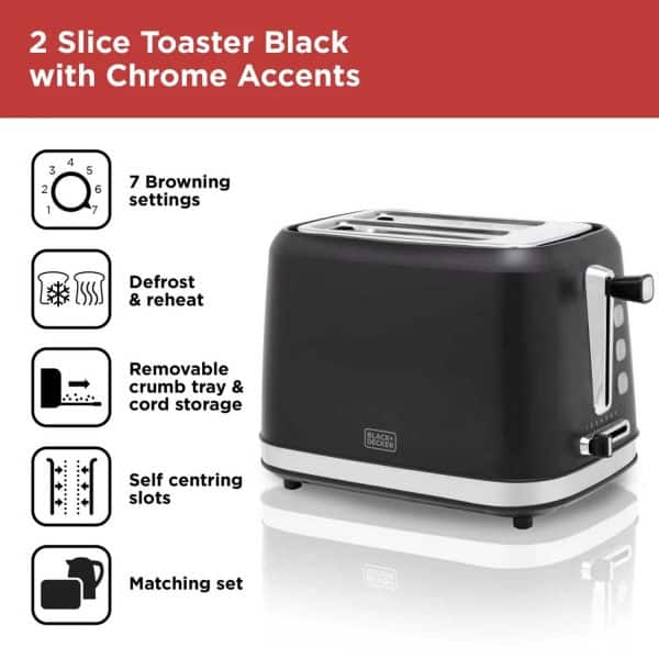 Black+Decker Toaster Black