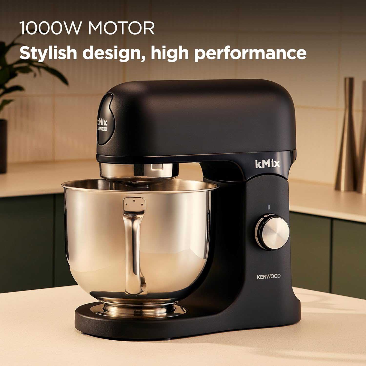 Kenwood kMix Sleek Black 5 Kenwood kMix Sleek Black Stand Mixer 5L KMX751ABK