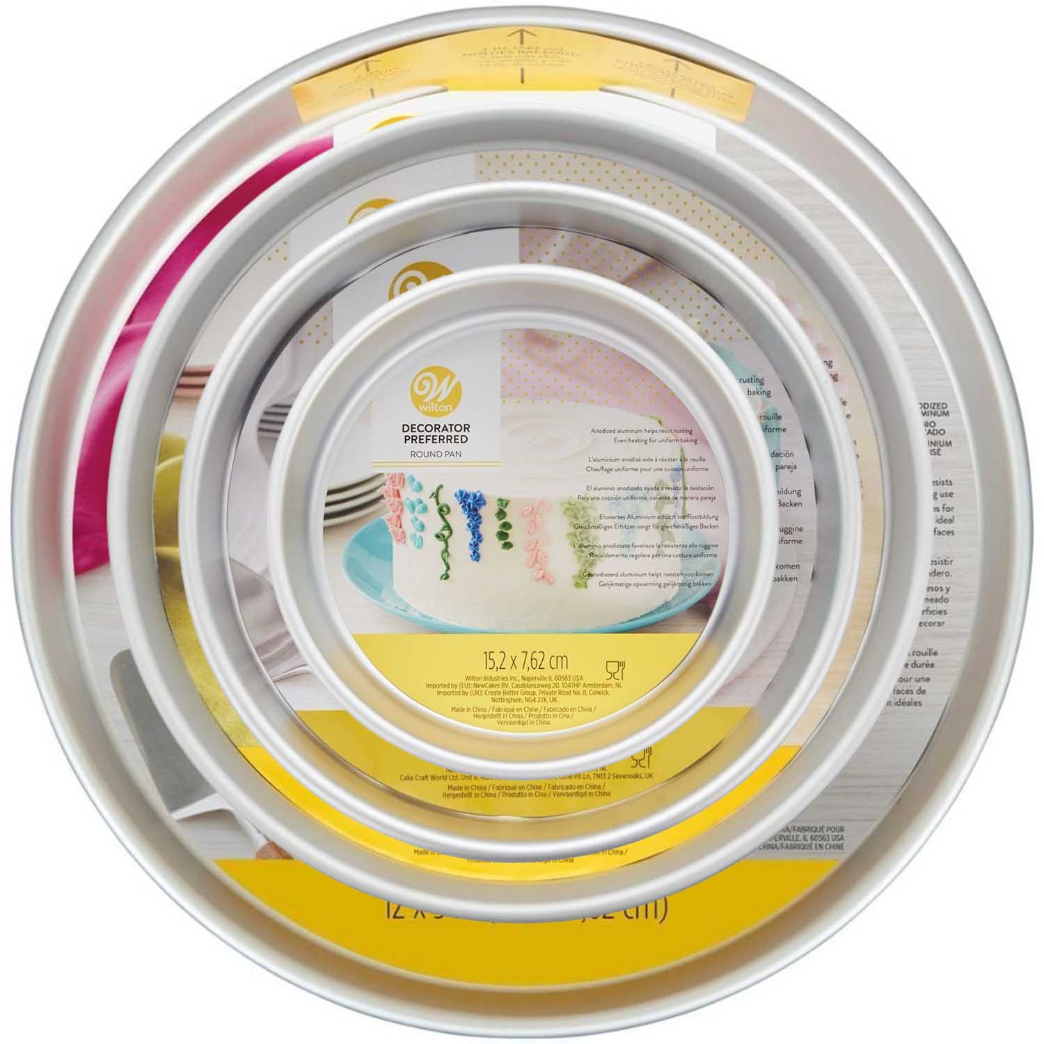 Best Bakeware UK 21 Wilton Decorator Preferred Deep Round Twin Set Cake Pans