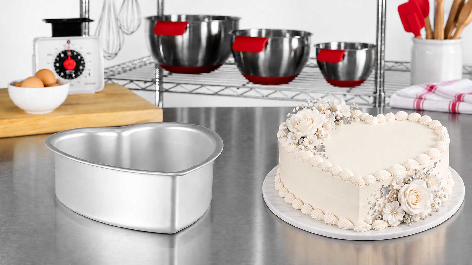 Fat Daddio's Heart Cake Pan 8x3 Inch Fat Daddio's Heart Cake Pan 8x3 Inch